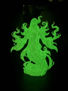 The Green Ghost - Halloween Decor