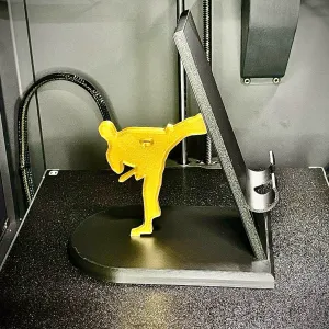Kickboxer Desktop Phone Holder