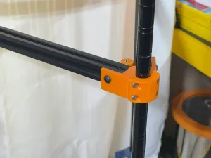 2020 Extrusion to 16mm post - 60deg Bracket