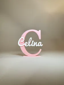 Placa de Identificação 3D - Celina