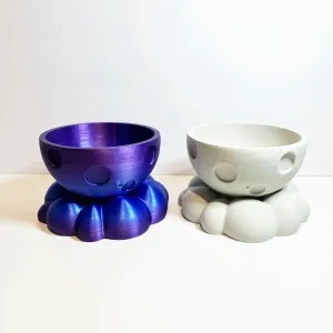 Moon bowl on clouds
