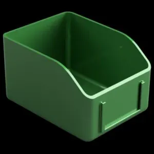 Ikea Skadis container with space for description