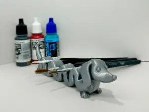 Dachshund Brush Holder