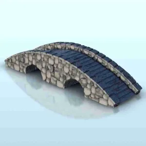 Large stone bridge - miniatures warhammer terrain scenery