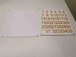 SLIDING NUMBERS PUZZLE - GAME OF THIRTY-FIVE