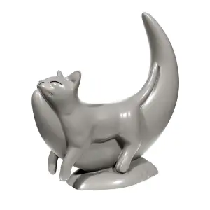 Cat on moon figure