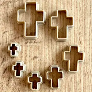 Cross Cutter for Polymer Clay, Clay cutter, earrings cutter
