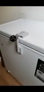 Deep freezer lock