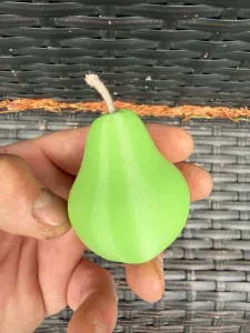 Realistic miniature pear