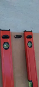 Milwaukee Redstick slim spirit level wall holder