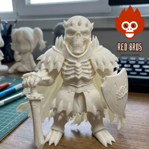 💀 Skull Knight Chibi: ¡Desafía la Causalidad en tu escritor