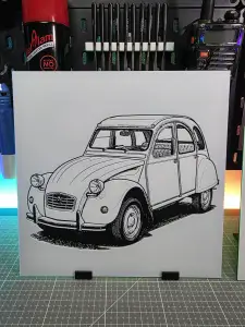 Citroën 2CV - Hueforge - 3 Colors