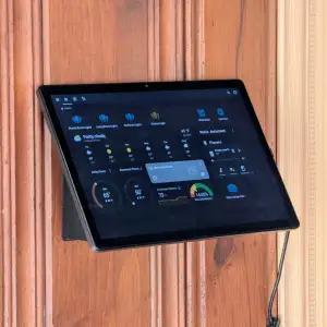 Universal 10" Tablet Wallmount + Stand + Wireless Charger