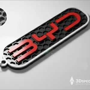 BYD logo keychain