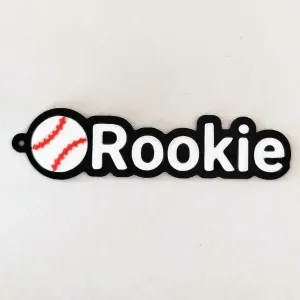 Baseball Name Keychain - Rookie