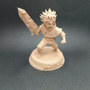 Asta Battle Pose – Black Clover Anime - Fan Art