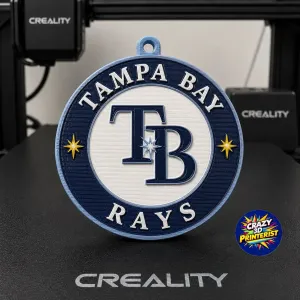 Tampa Bay Rays Logo Keychain