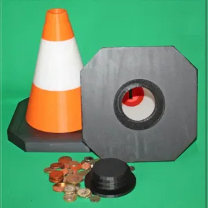 Traffic Cone Coin Bank - Money Box