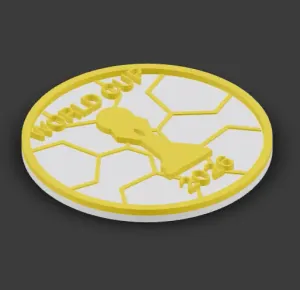 world cup coaster square and round