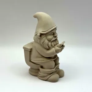Toilet Garden Gnome