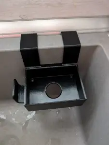 washing-up liquid and sponge holder for Blanco brand sink