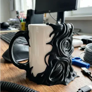 Venom Symbiote Mug Cup Holder | Organic Dark Art
