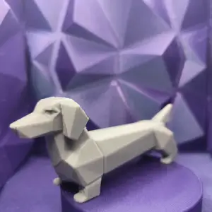 Cubist Dachshund — Line of Loyalty