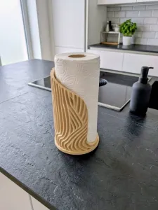 Elegant Wave Paper Towel Holder – Modern Kitchen Decor