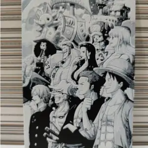 Hueforg One Piece characters looking into infinity