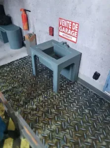 1/24 EVIER DE NETTOYAGE / GARAGE CLEANING SINK