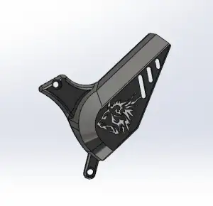 Sprocket cover for motorcycle