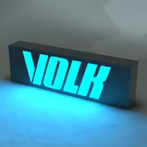 VOLK RACING WHEELS Logo Lamp Graphic Illuminator