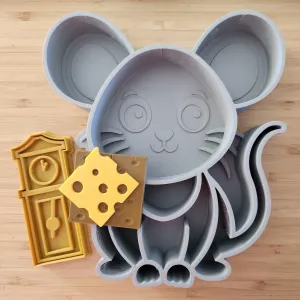 Mouse set Tray - nursery rhyme theme - for sensory play