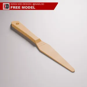 Palette knife spatula 01