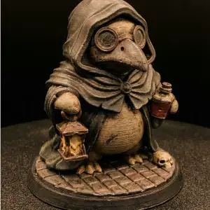 Classic Raven Plague Doctor | Medieval Horror Figure