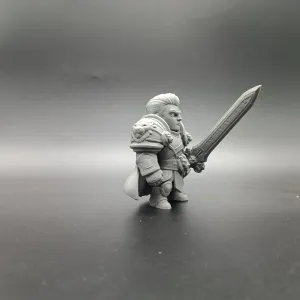 Chibi Paladin - Cute Fantasy Knight RPG - DnD miniature