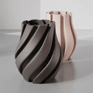 VASE 0039 B - RIBBON VASE B