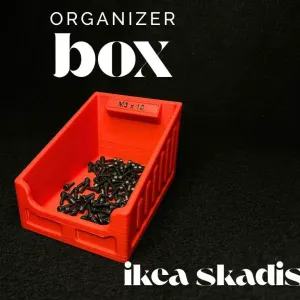 Organizer box for screws nuts and more