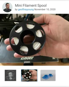 Mini Filament Spool