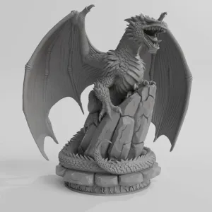Guardian Dragon of the Stone Peak.stl