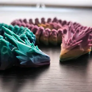 Articulated crystal dragon / Dragon Flexy / re-upload