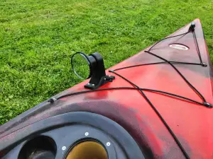 Kayak removable rearview mirror