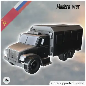 Russian Soviet military transport vehicle (3) - miniatures w