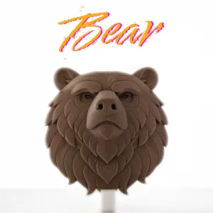 Bear Head - Wall Sculpture
