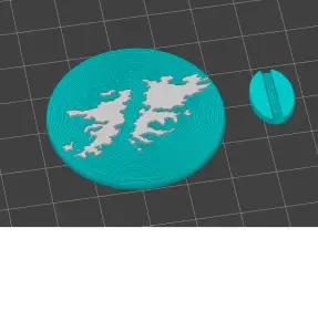 Argentine cockade - Malvinas