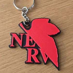 NERV Schlüsselanhänger Neon Genesis Evangelion v2