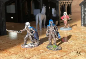 Rocky base for miniatures