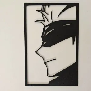 Gojo Silhouette – Arte mural Jujutsu Kaisen