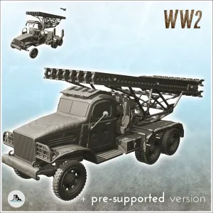 BM-13 Katioucha - Russia USSR WW2 Flames of War Bolt Action