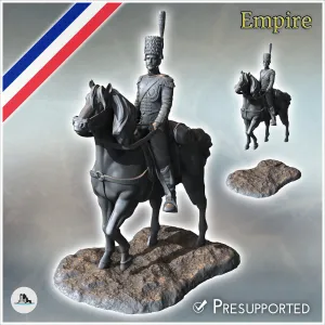 French Napoleonic cavalry saber marching on horse (13) - min